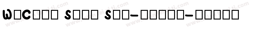 WeChat Sans Std-medum字体转换
